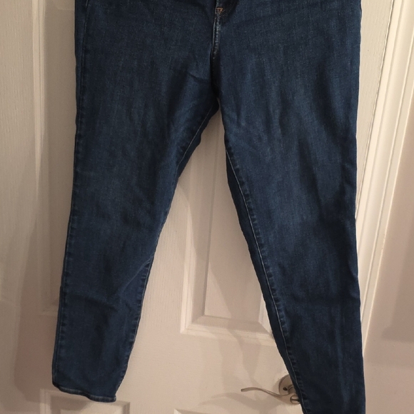 Express Ladies Skinny High Rise Hyper Stretch Jeans Large Reg (Fits 12/14/16) - Picture 4 of 7